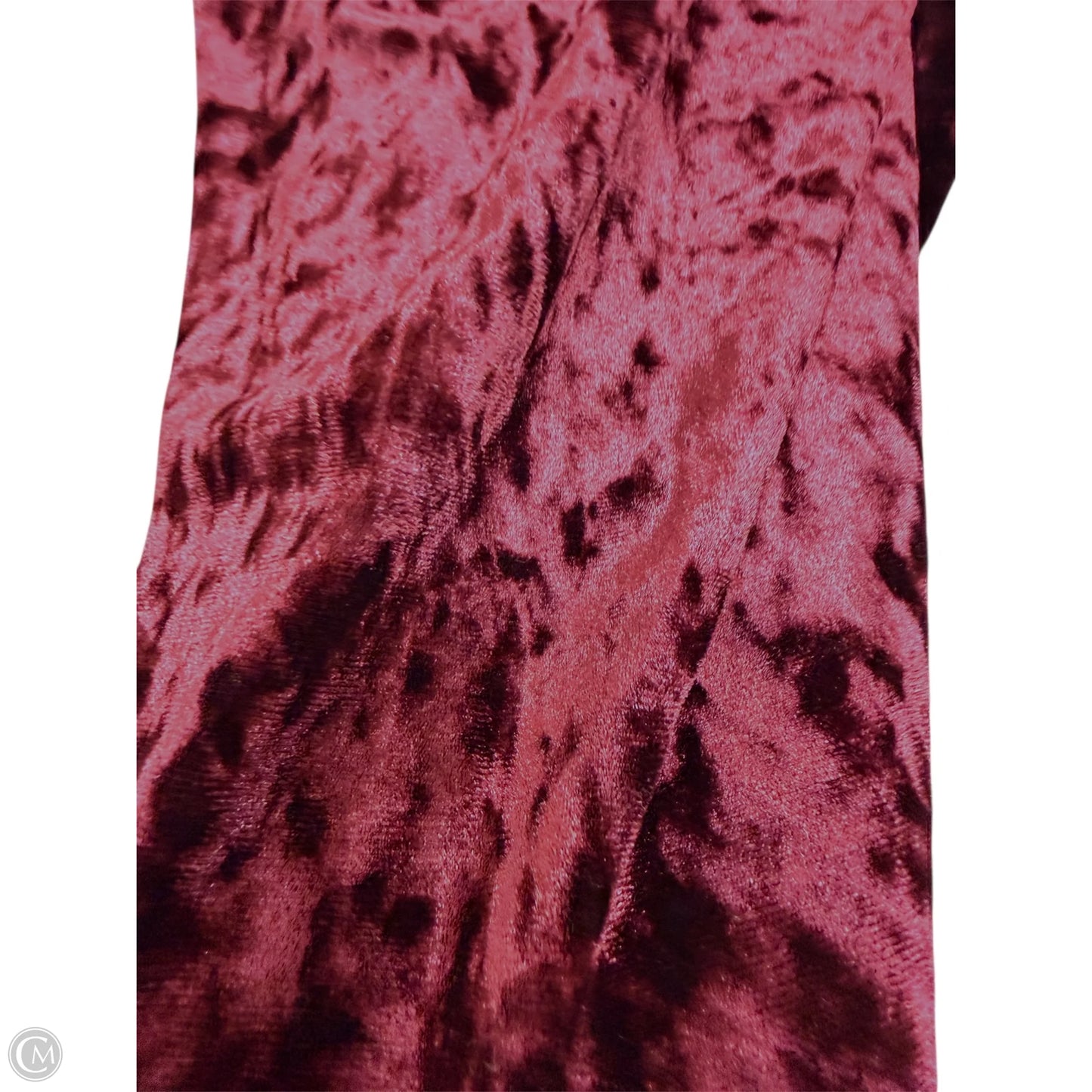 Pants Velvet By Lc Lauren Conrad In Maroon, Size: M