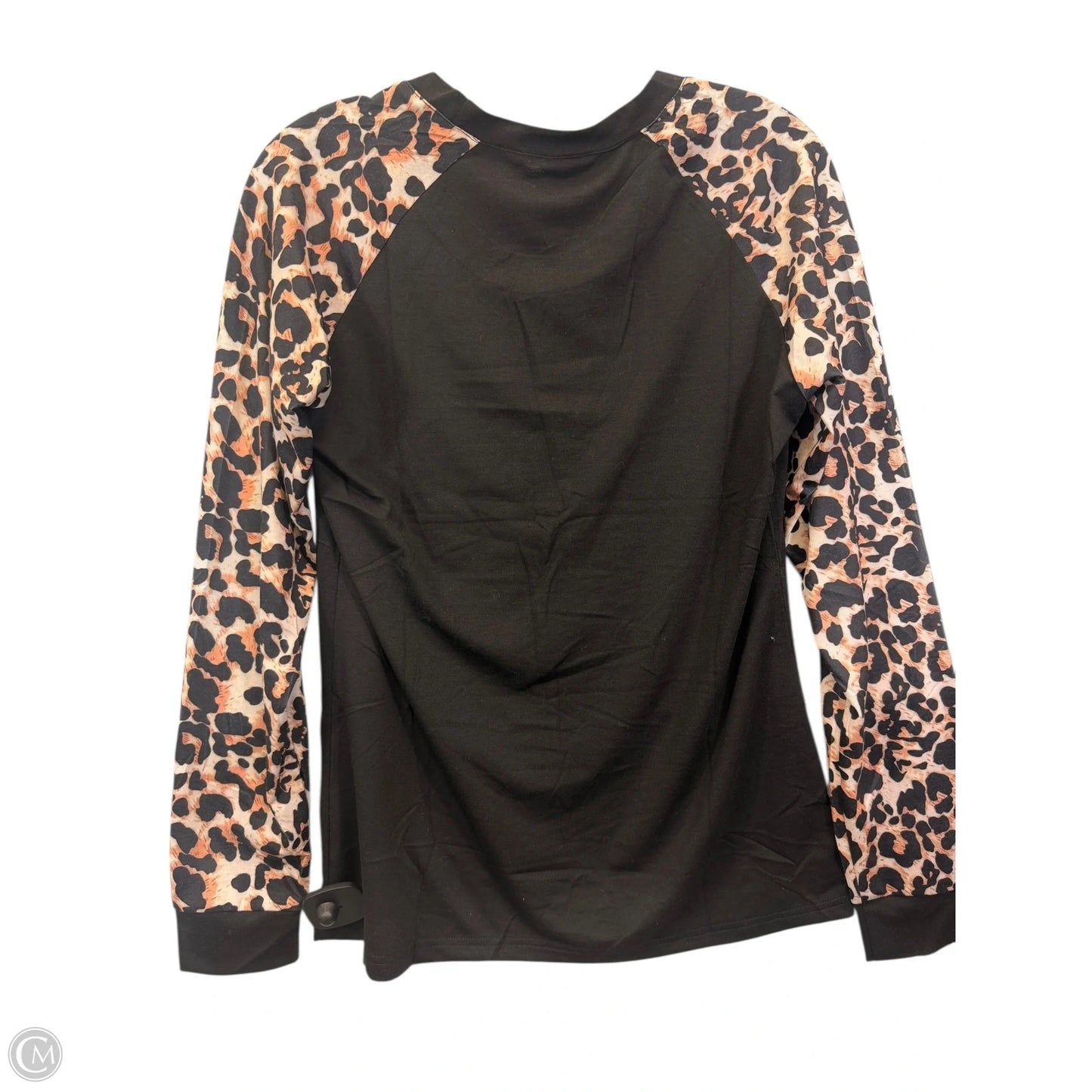 Top Long Sleeve By Wiholl In Animal Print, Size: S