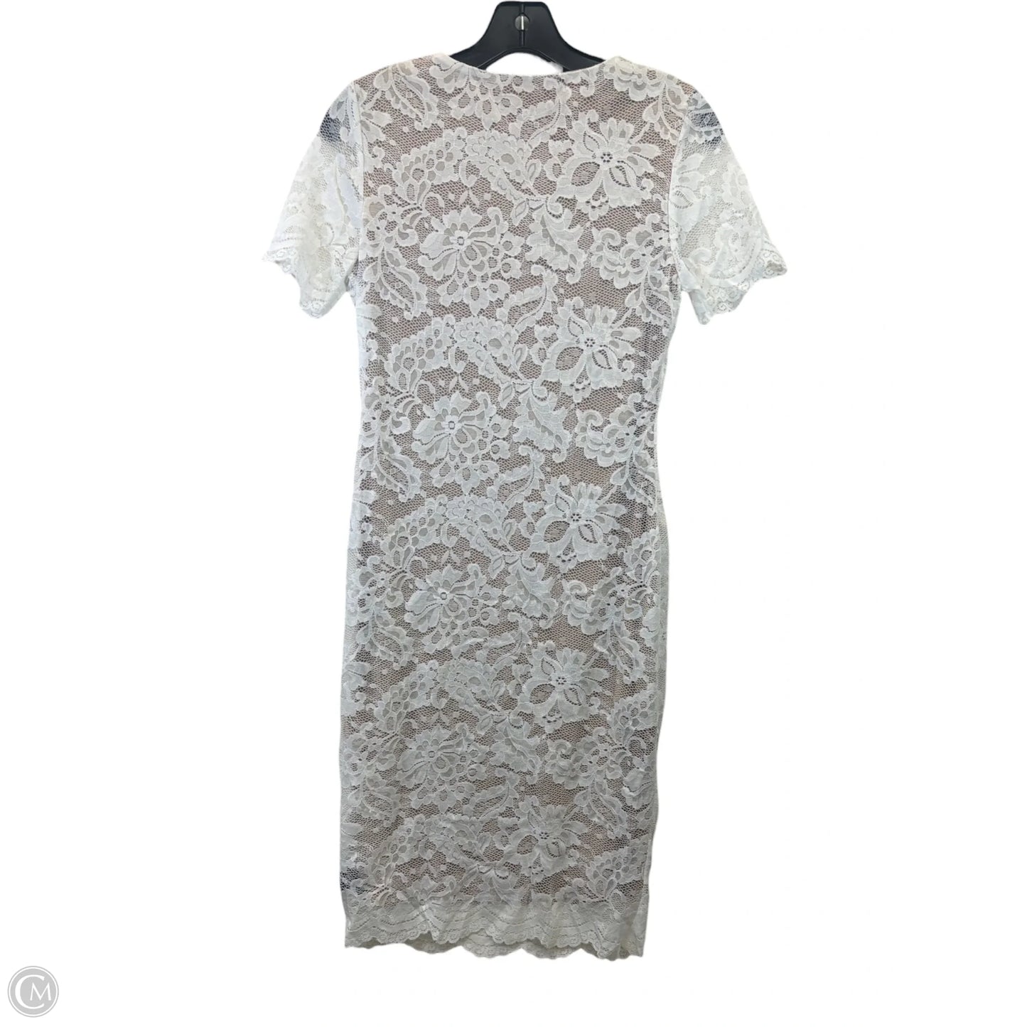 Dress Party Midi By Shein In White, Size: S