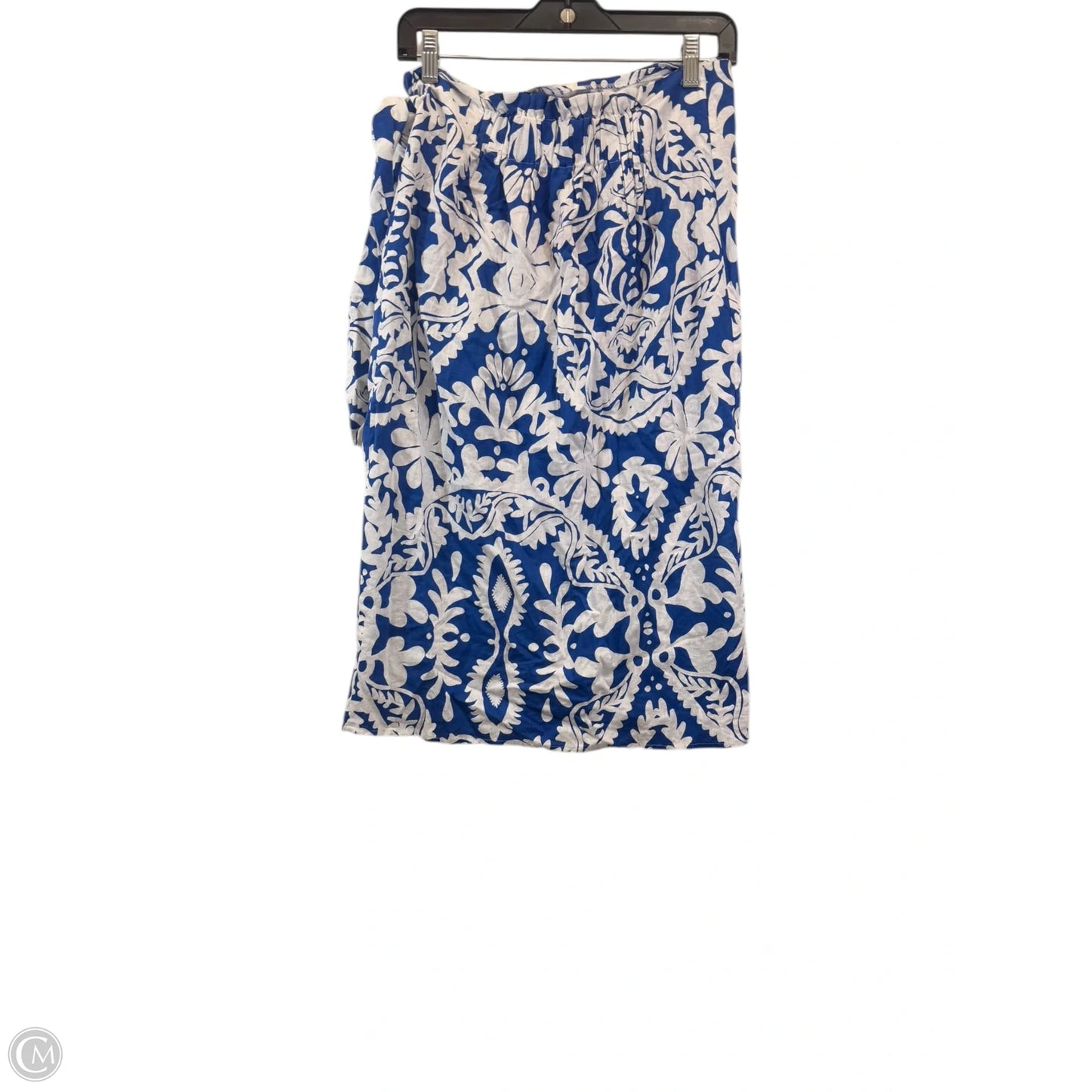Kimono By Christian Siriano In Blue & White, Size: L