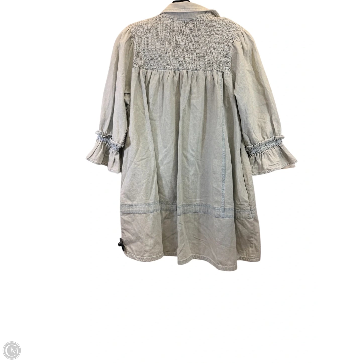 Dress Casual Midi By Free People In Blue Denim, Size: S