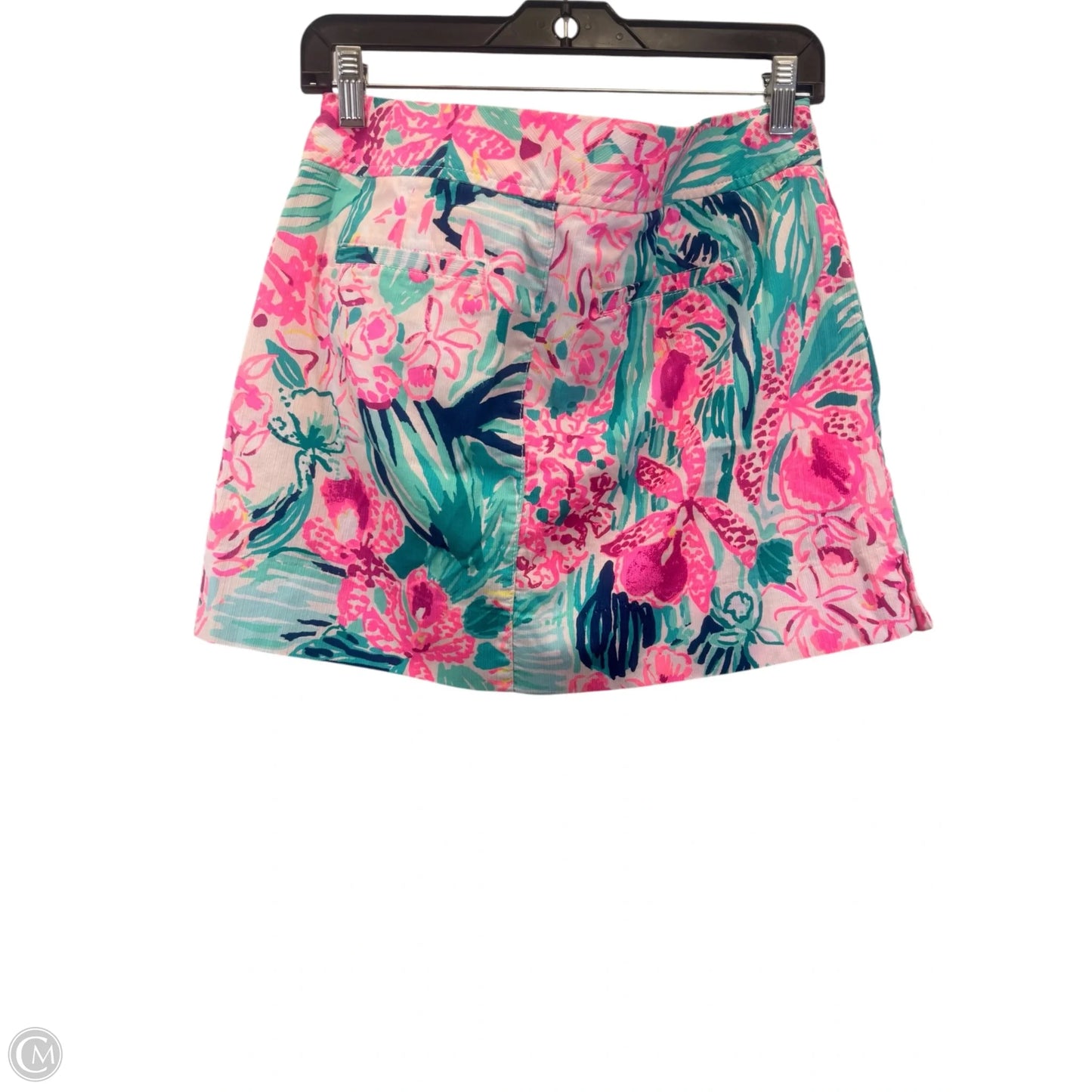Shorts Designer By Lilly Pulitzer In Green & Pink, Size: M