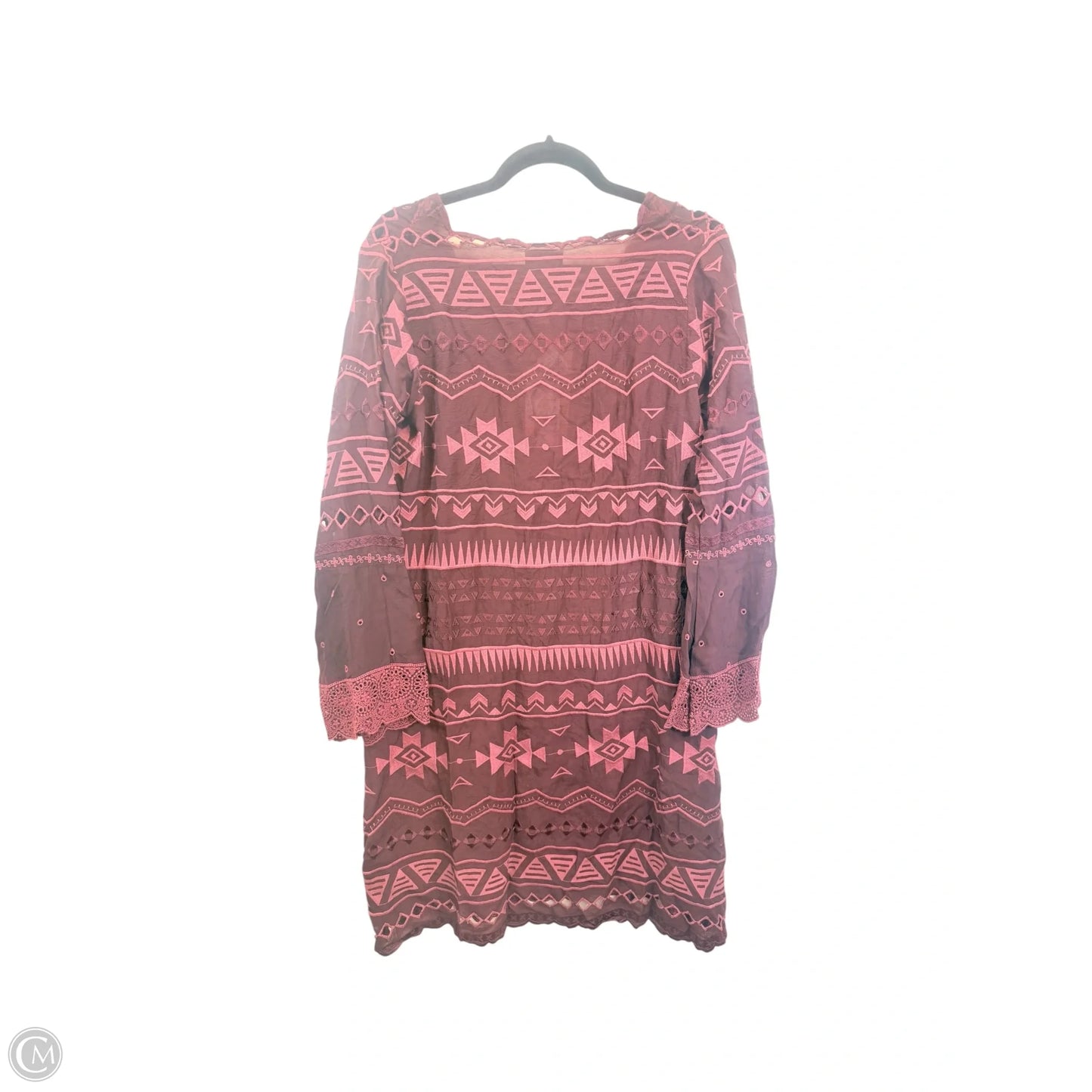 Dress Casual Midi By Johnny Was In Purple, Size: Xs