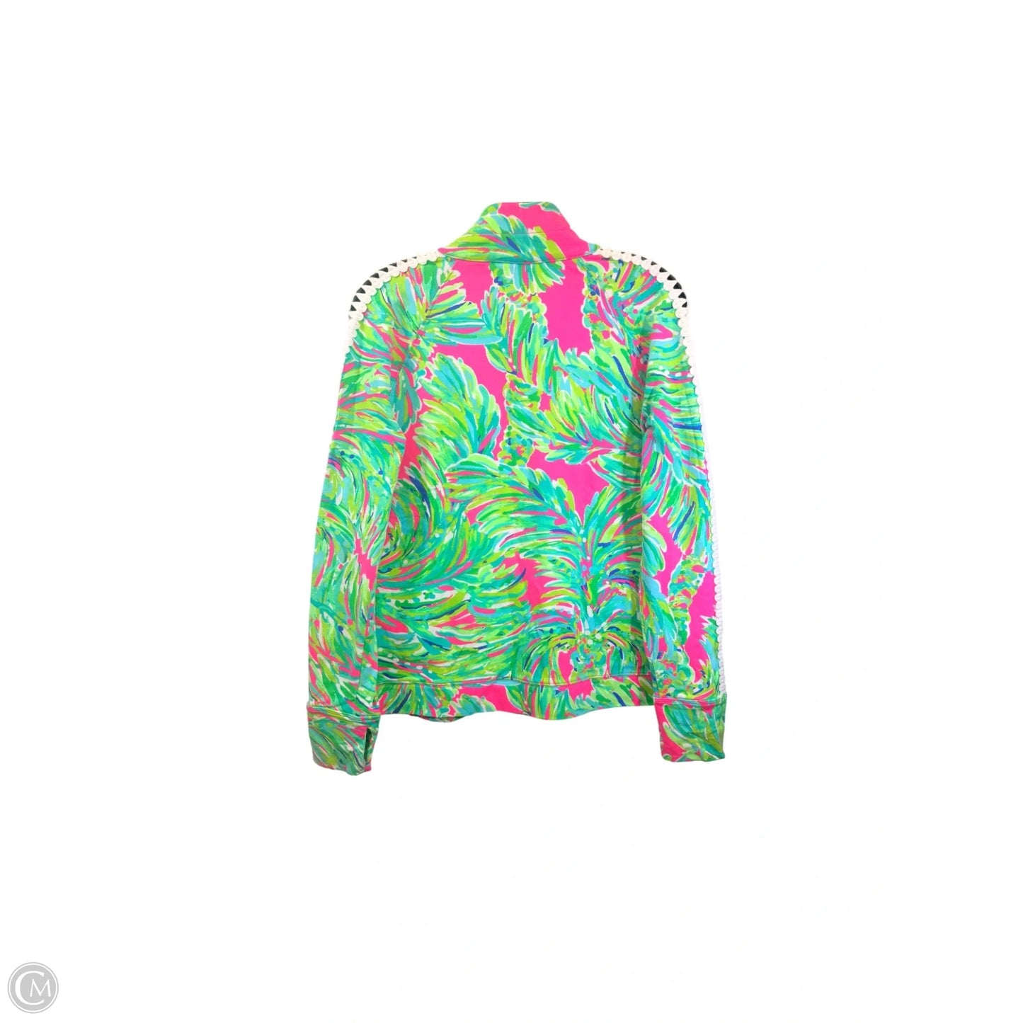 Jacket Designer By Lilly Pulitzer In Green & Pink, Size: S