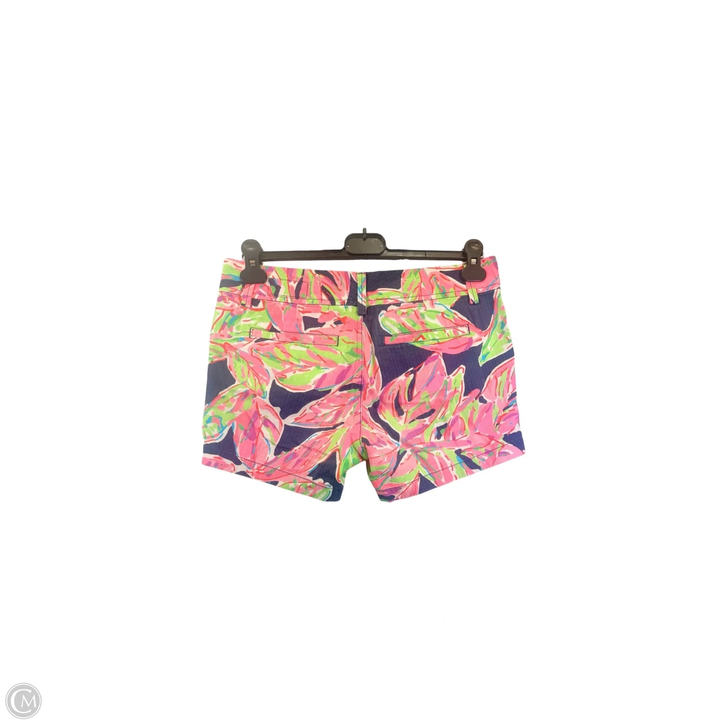Shorts Designer By Lilly Pulitzer In Blue & Pink, Size: 4
