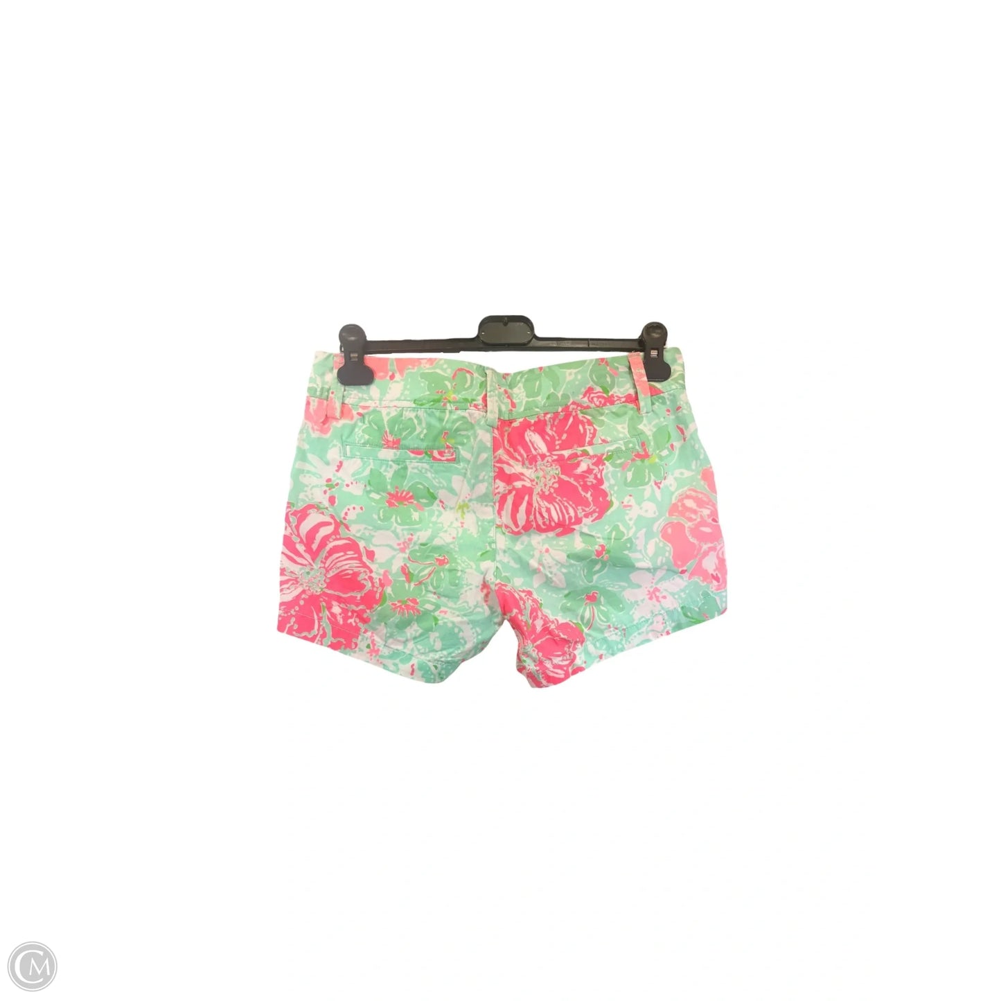Shorts Designer By Lilly Pulitzer In Green & Pink, Size: 4