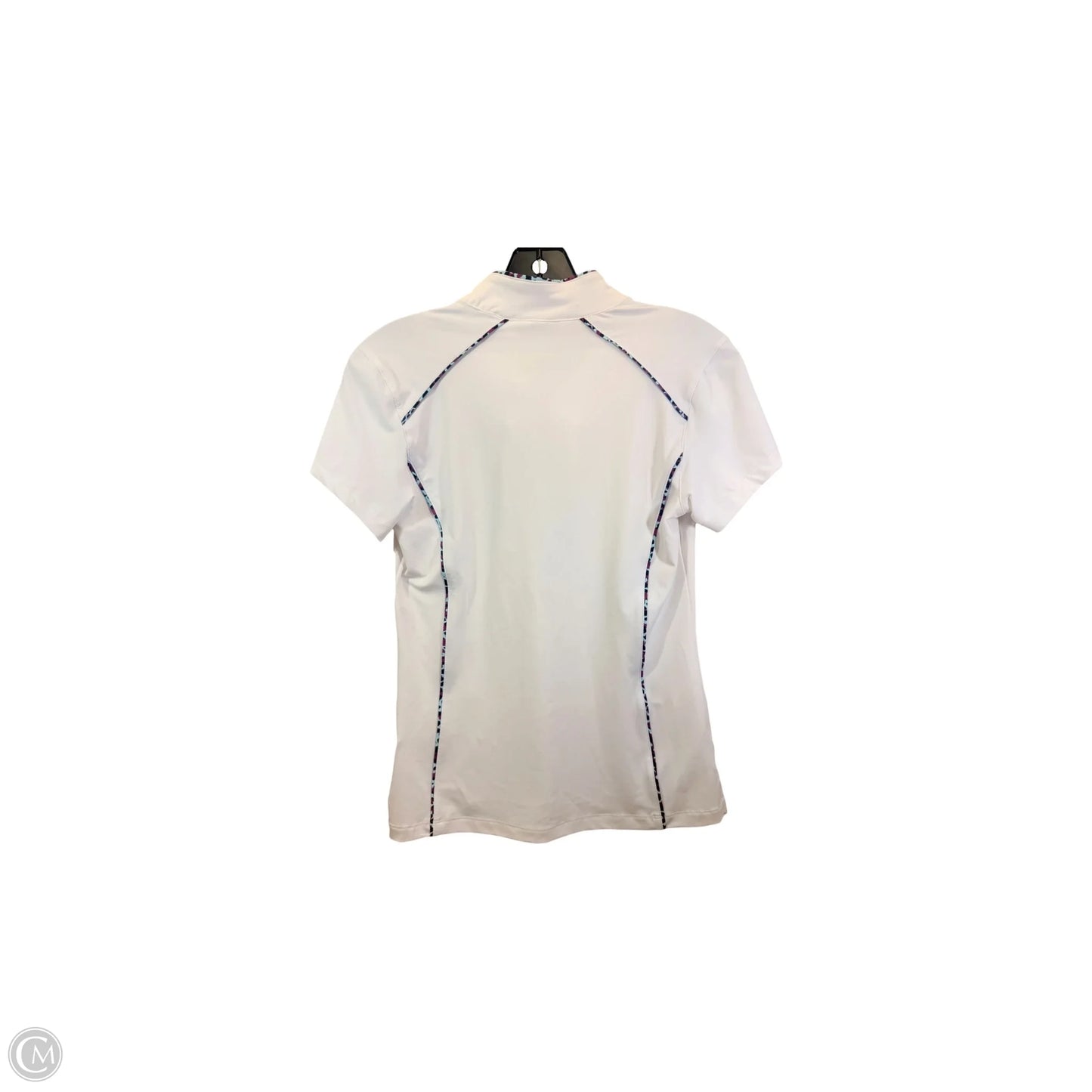 Athletic Top Short Sleeve By Lady Hagen In White, Size: Xs
