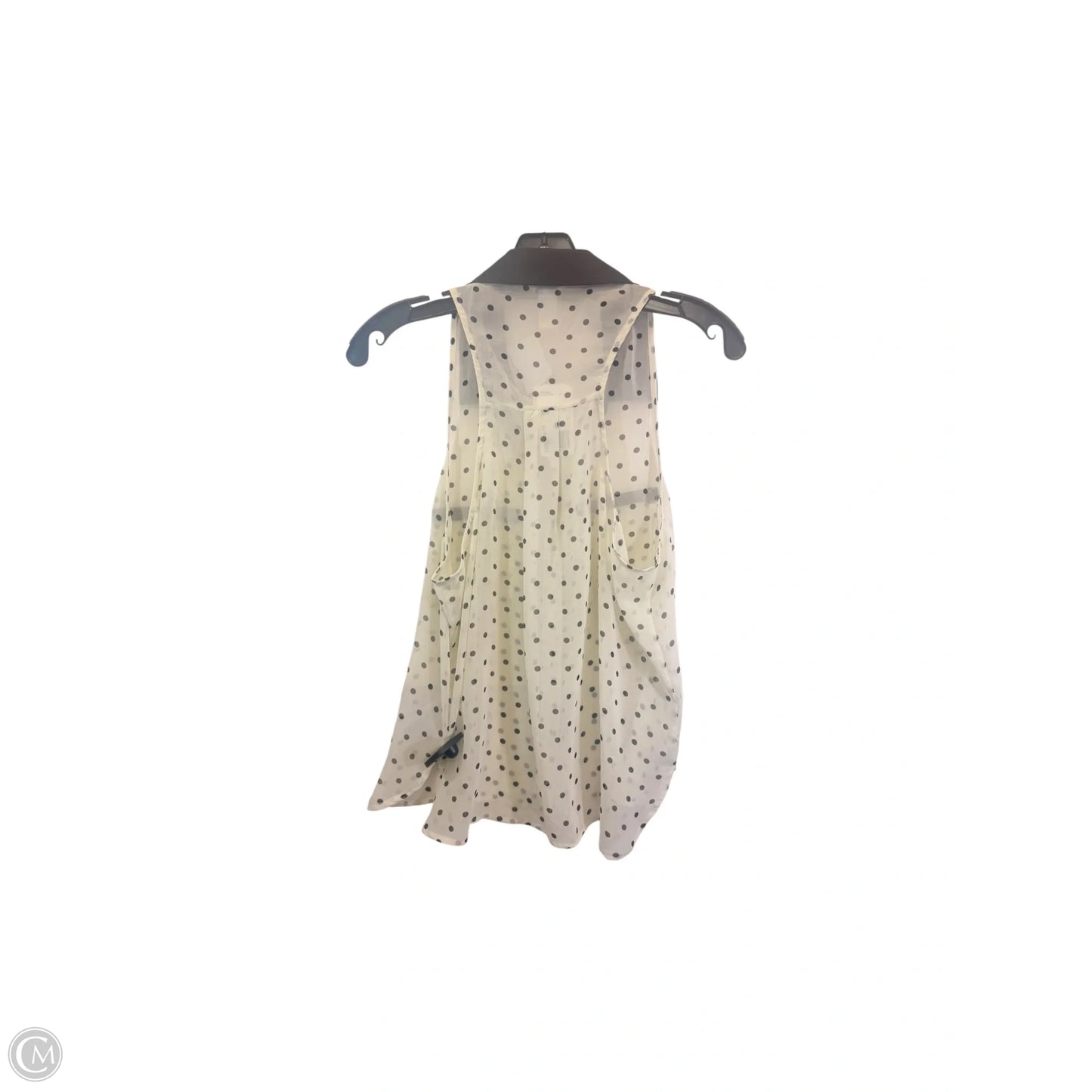 Top Long Sleeve By Forever 21 In Black & Tan, Size: M