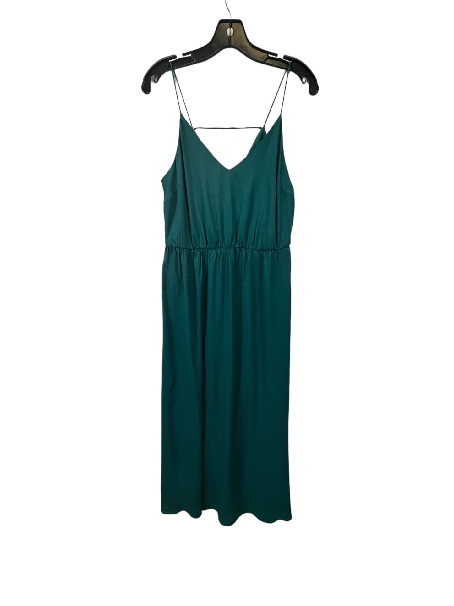 Green Dress Casual Maxi Loft, Size Petite M