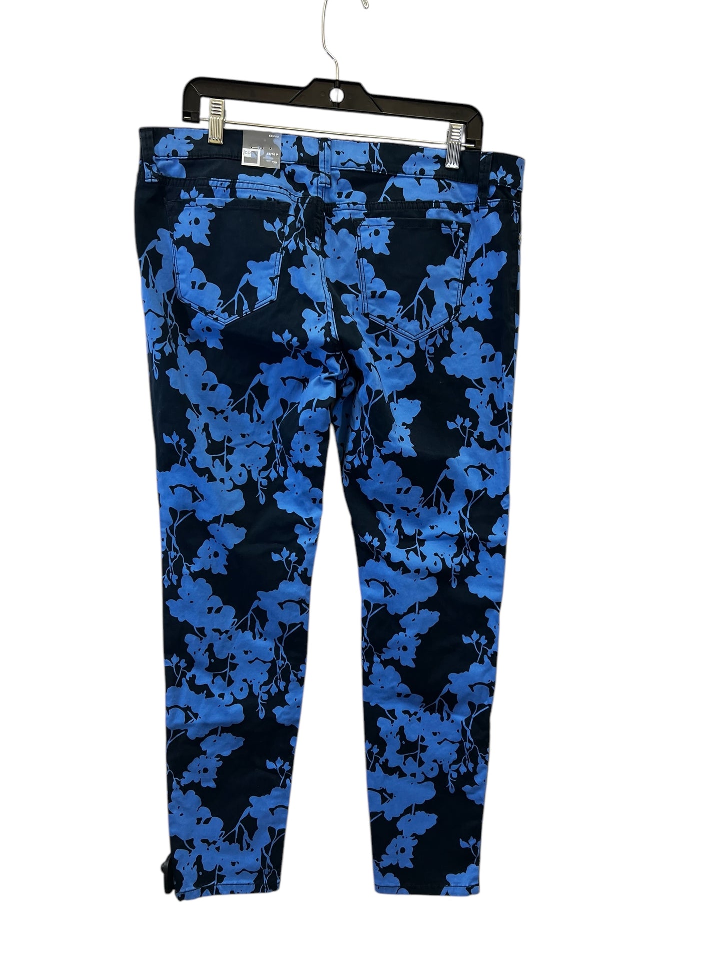 Jeans Skinny By Jcp In Blue, Size: 16