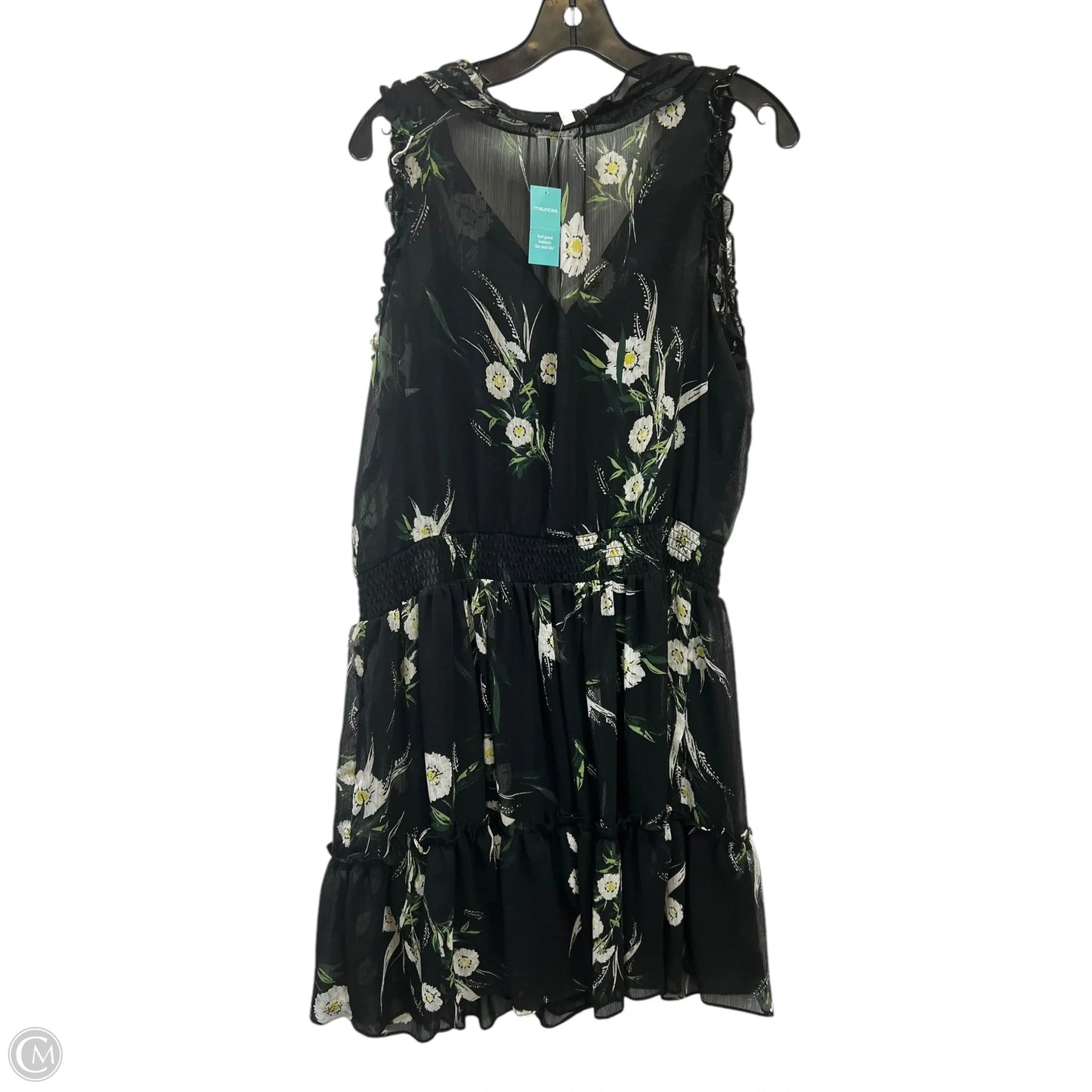 Dress Casual Midi By Maurices In Floral Print, Size: L