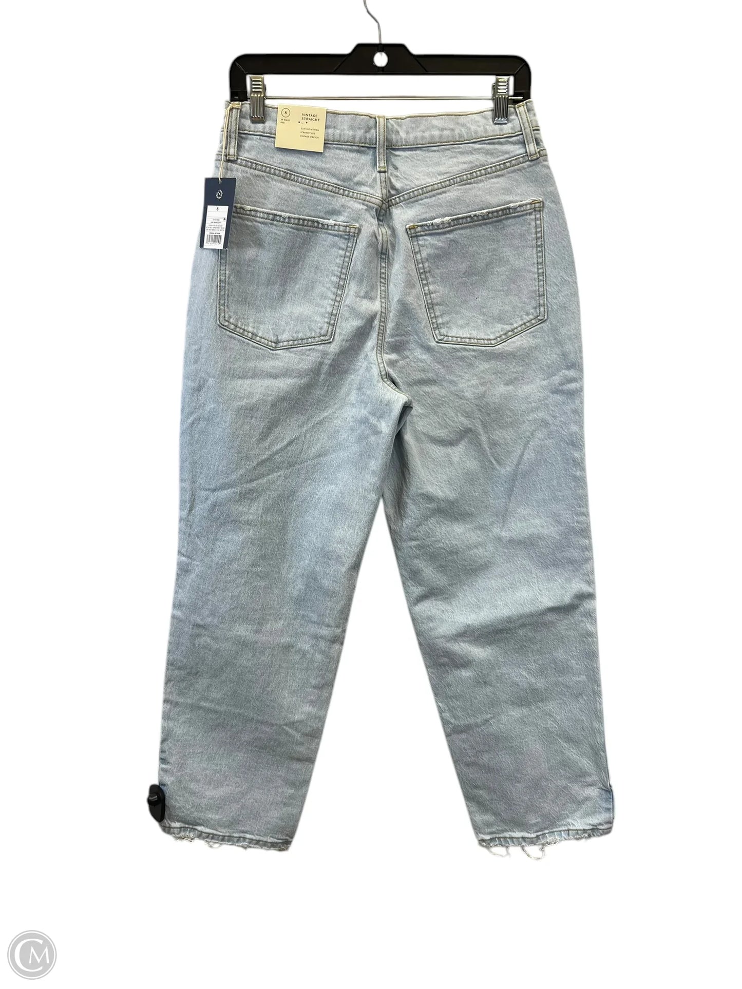 Jeans Straight By Universal Thread In Blue Denim, Size: 8
