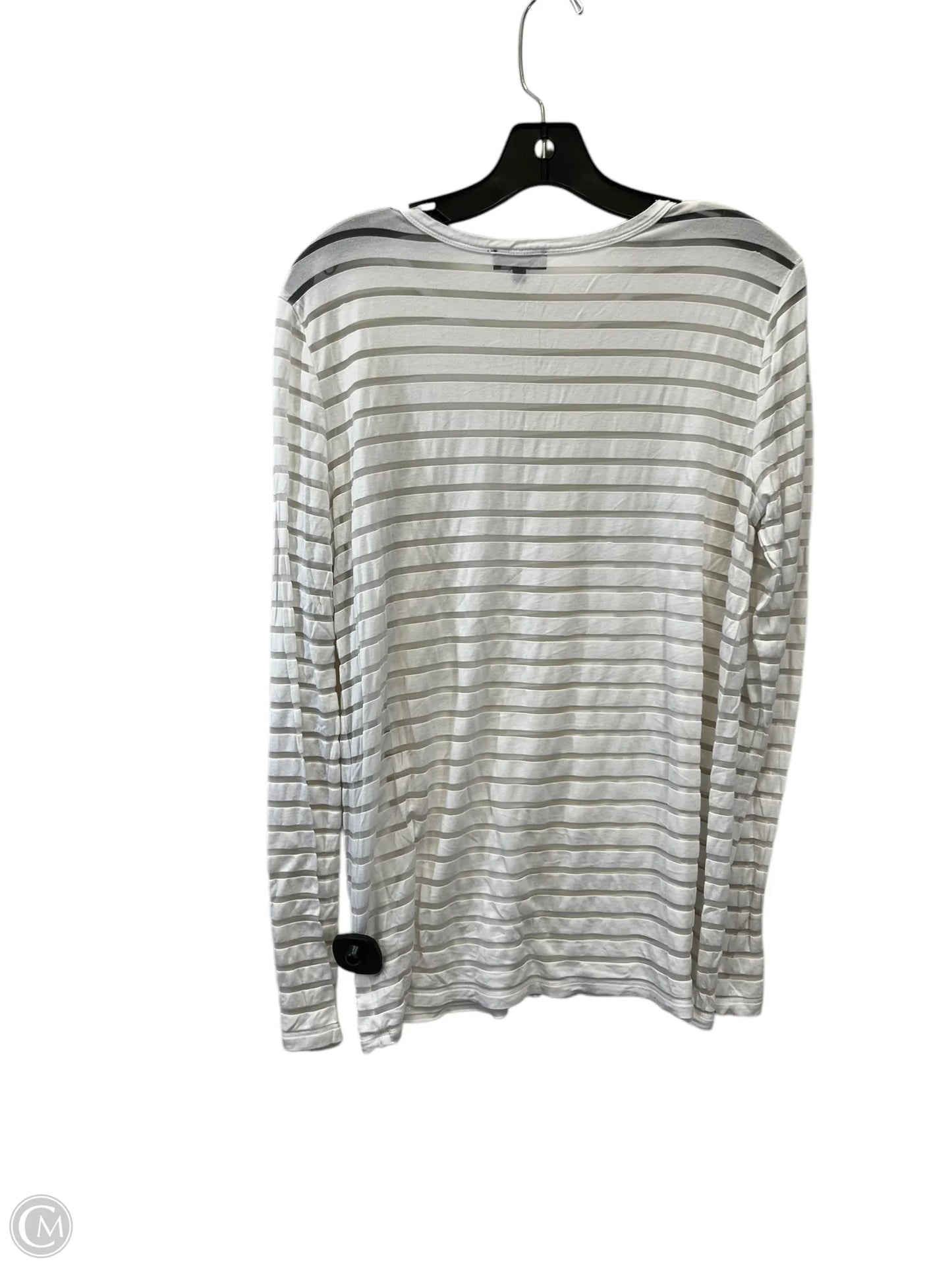 Top Long Sleeve Designer By Wilfred In White, Size: M
