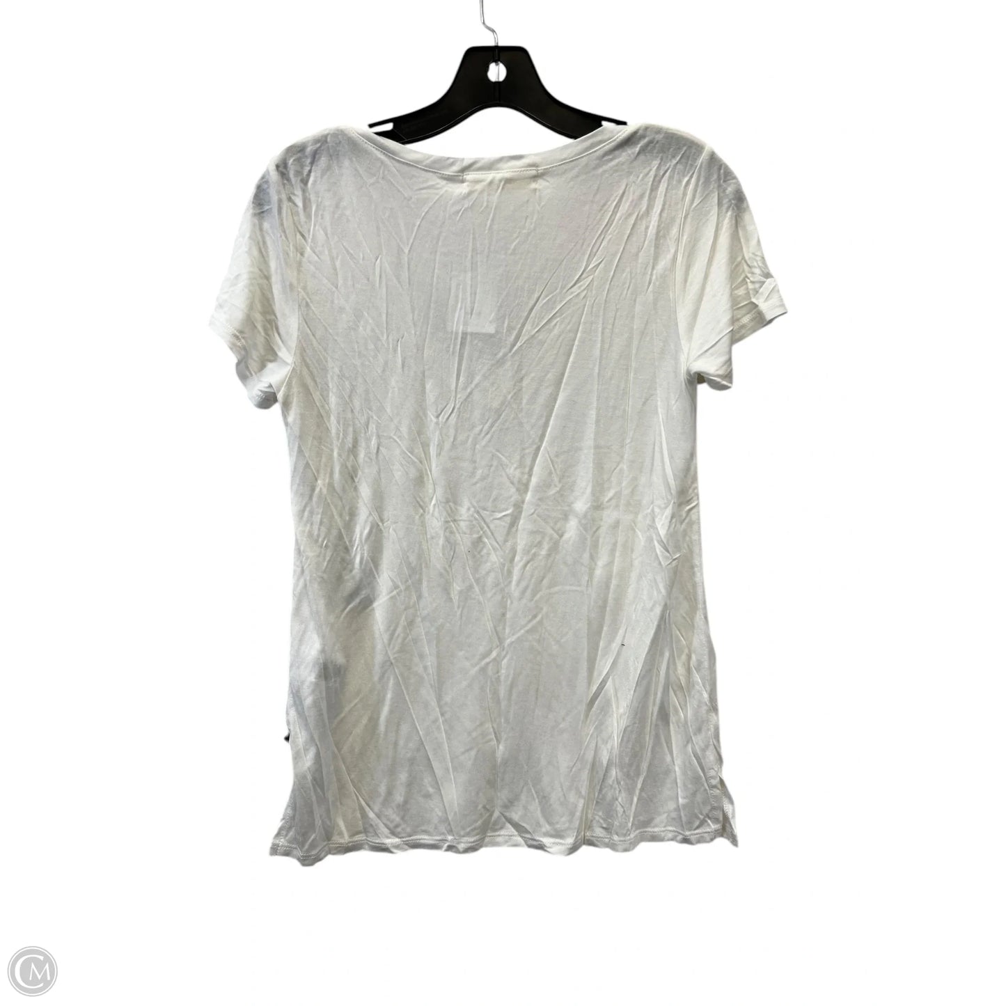 Top Short Sleeve Basic By Urban Outfitters In Cream, Size: S