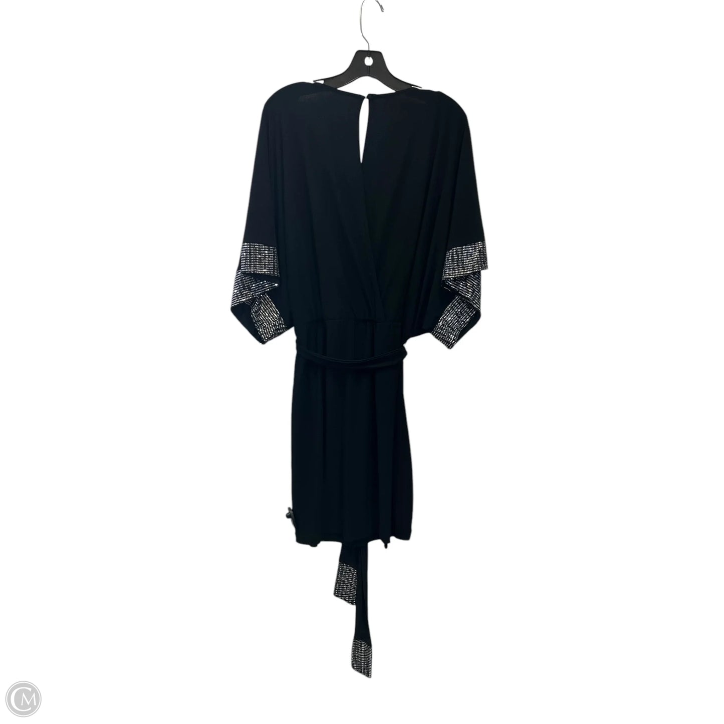 Dress Party Midi By Jessica Howard In Black & Silver, Size: Xl