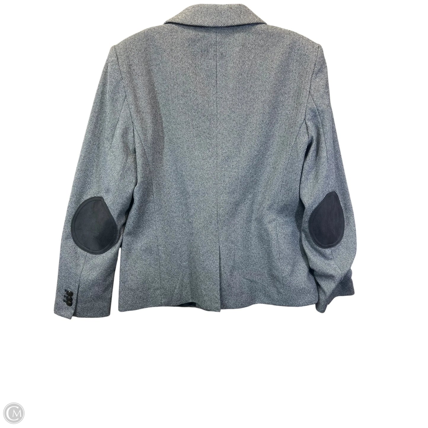 Blazer By Loft In Grey & White, Size: S