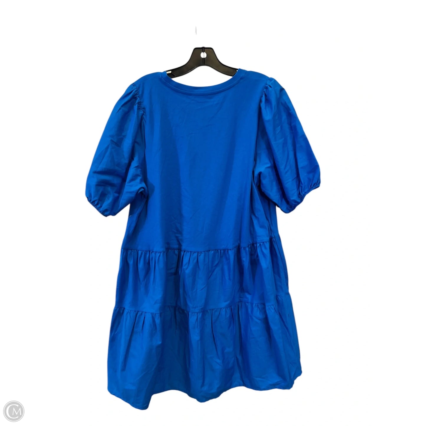 Dress Casual Midi By Zara In Blue, Size: Xl