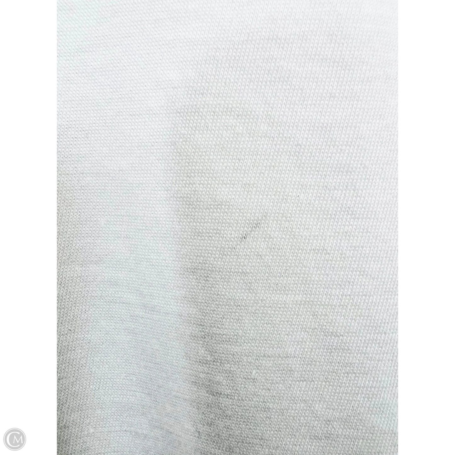 Top Short Sleeve Luxury Designer By Celine In White, Size: M