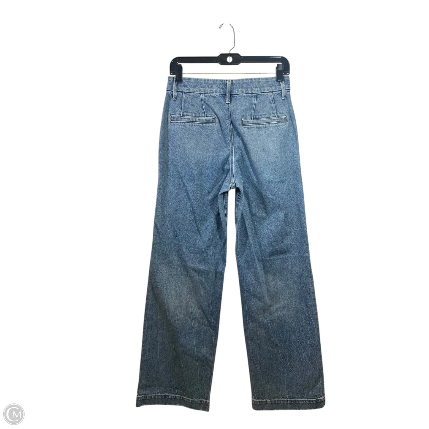 Jeans Wide Leg By Express In Blue Denim, Size: 2