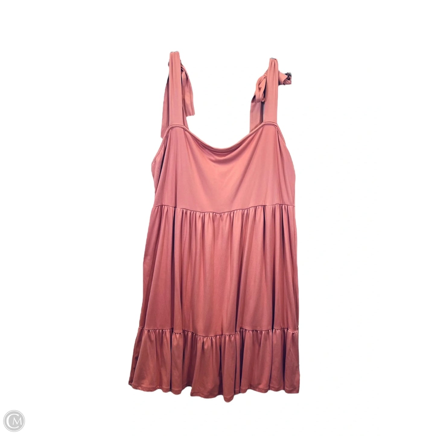 Dress Casual Midi By Cmc In Pink, Size: 3x