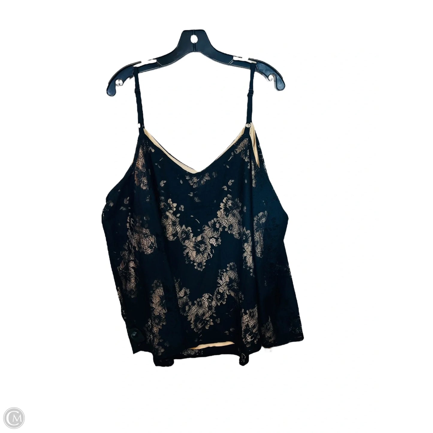 Top Sleeveless By Torrid In Black, Size: 3x
