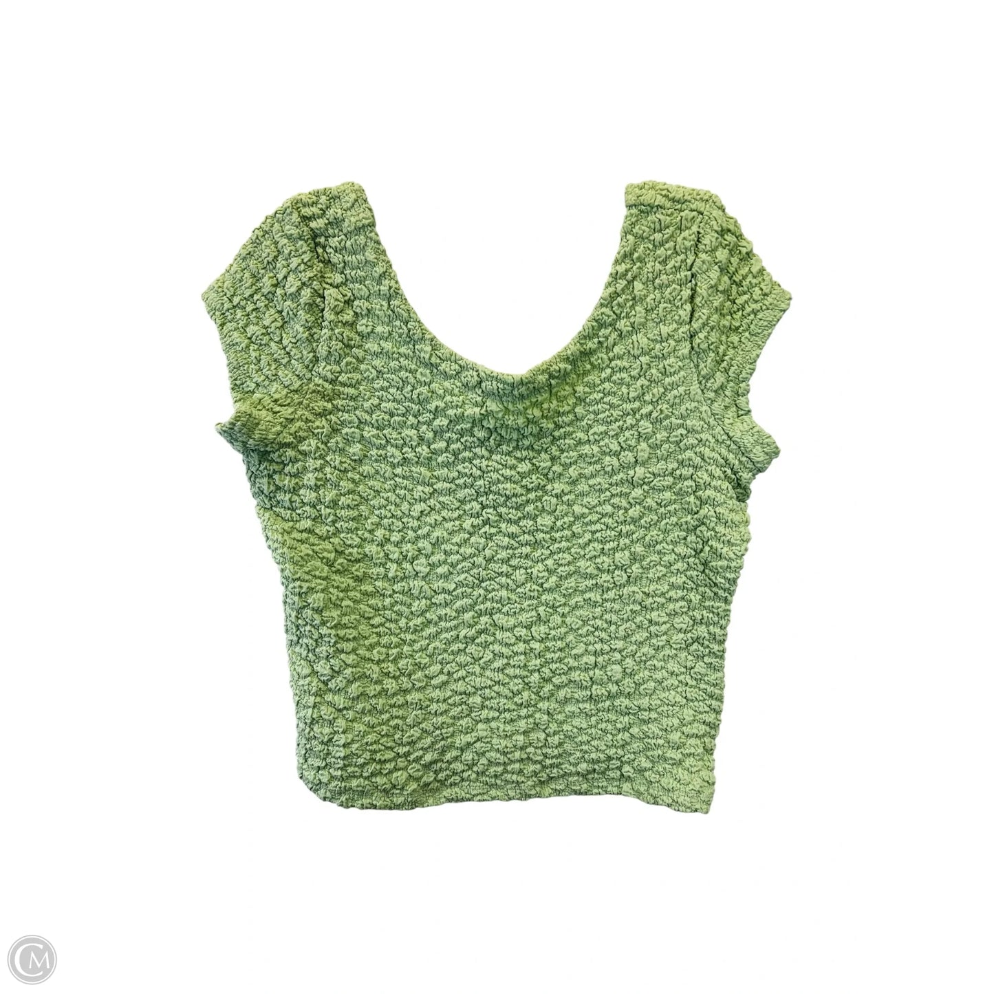 Top Short Sleeve Designer By Maeve In Green, Size: M