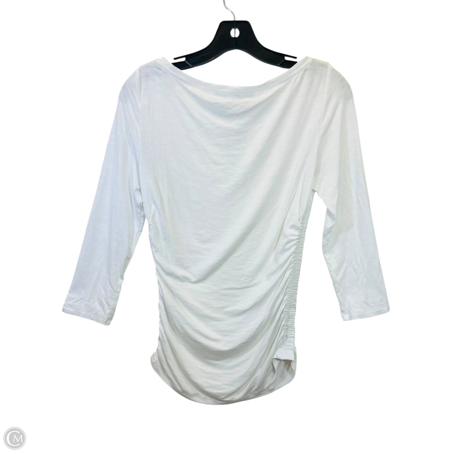 Top Short Sleeve By White House Black Market In White, Size: Xs