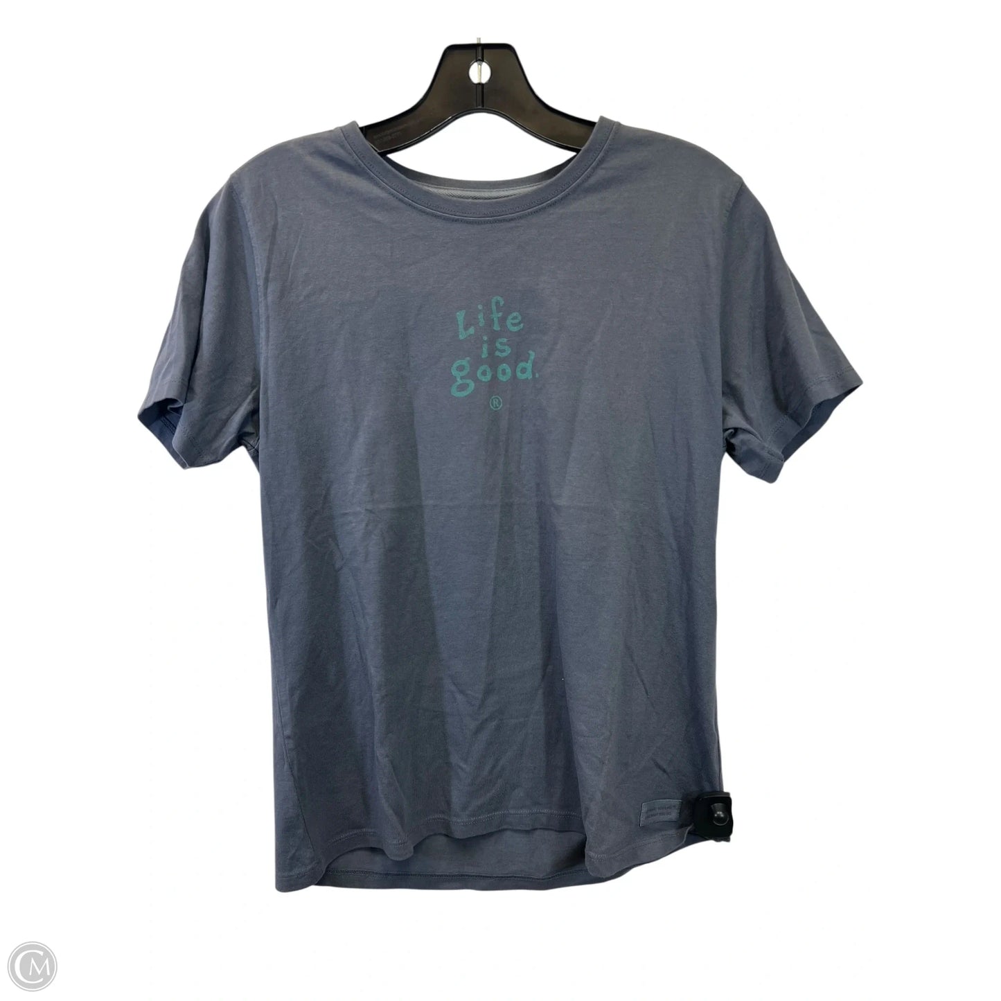Top Short Sleeve Basic By Life Is Good In Grey, Size: S