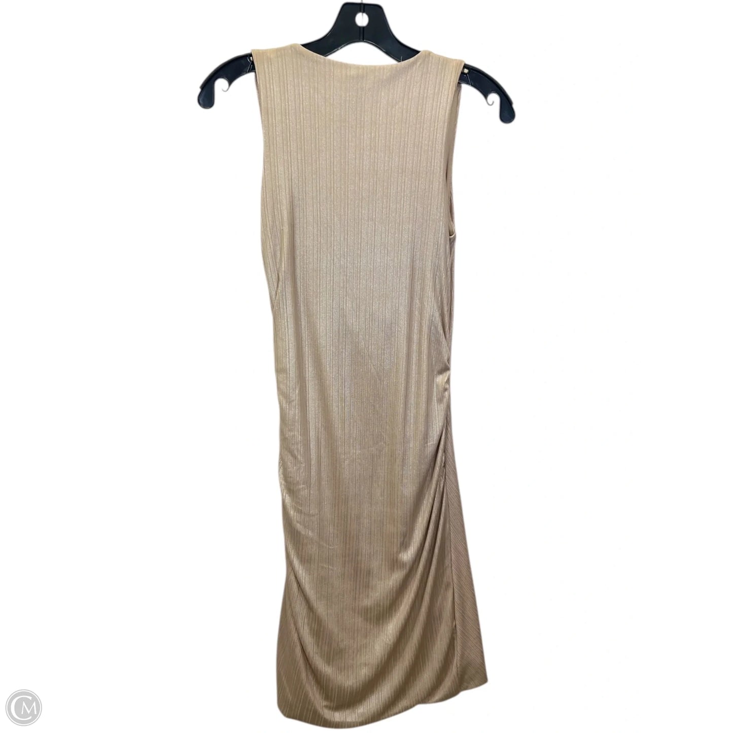 Dress Party Midi By Lord And Taylor In Tan, Size: Xs