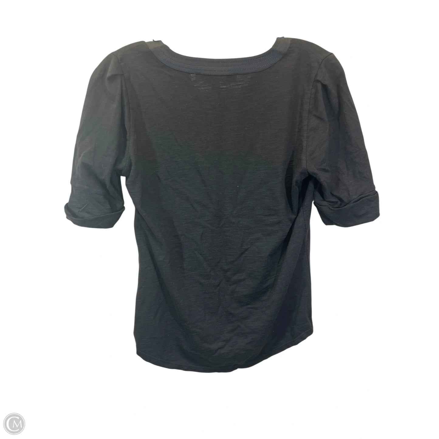 Top Short Sleeve By White House Black Market In Black, Size: Xs