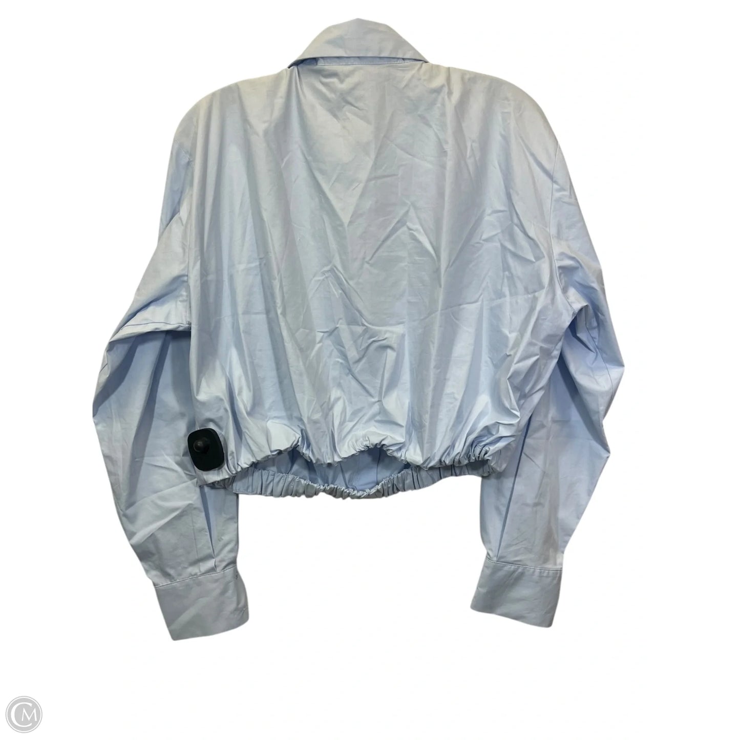 Top Long Sleeve By Zara In Blue, Size: M