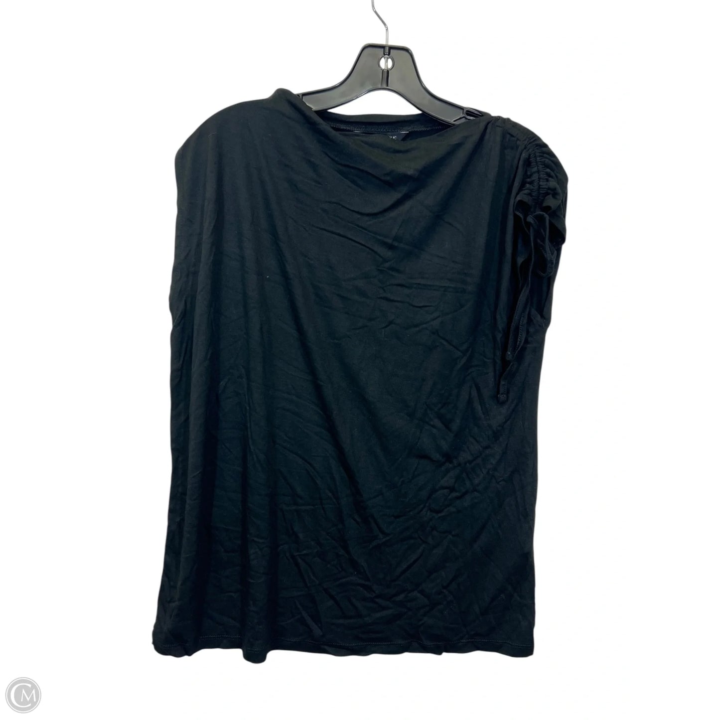 Top Short Sleeve Basic By Banana Republic In Black, Size: M
