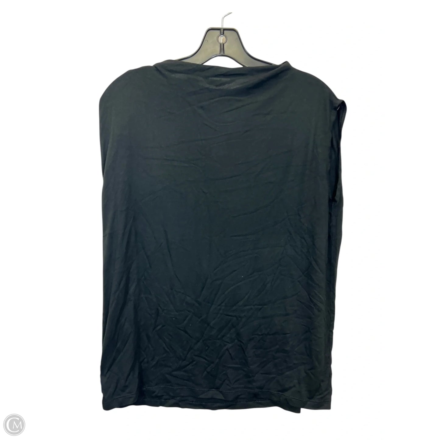 Top Short Sleeve Basic By Banana Republic In Black, Size: M