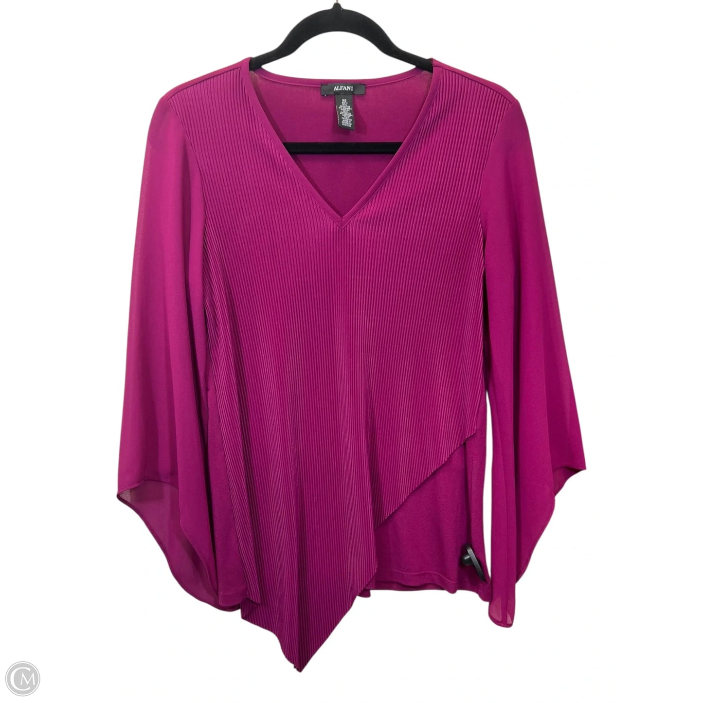 Top Long Sleeve By Alfani In Purple, Size: Xs