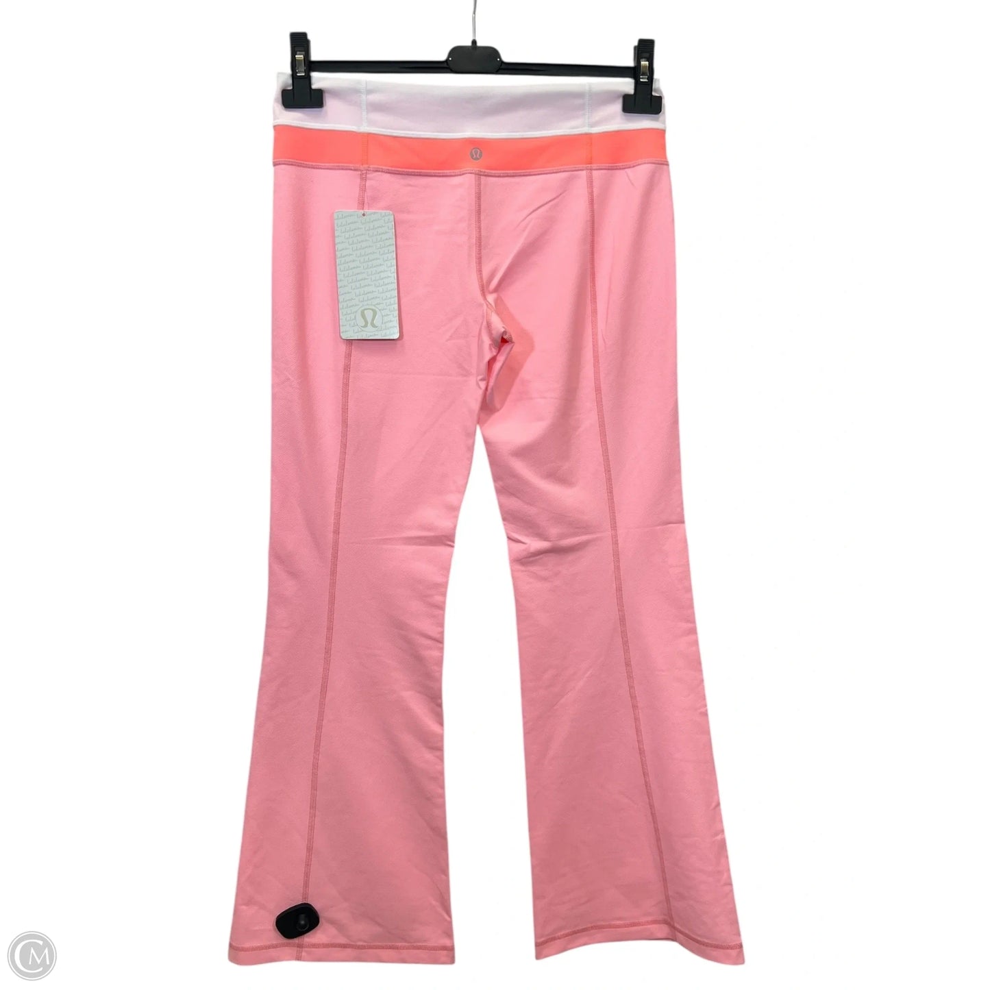 Athletic Pants By Lululemon In Pink & White, Size: 10
