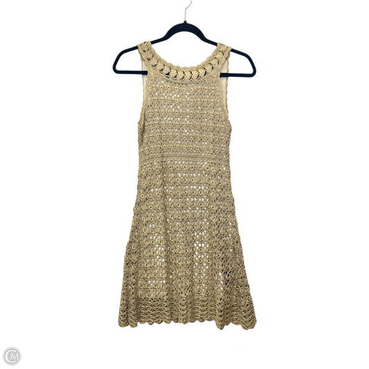 Dress Designer By Diane Von Furstenberg In Gold, Size: S