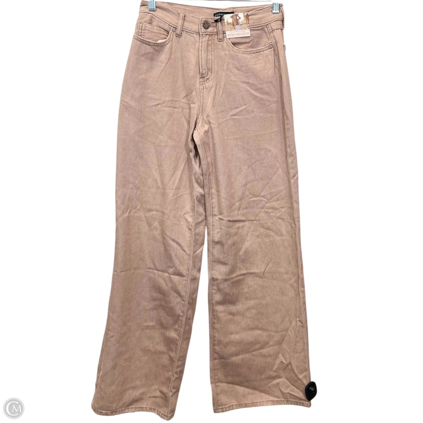 Jeans Wide Leg By Sincerely Jules In Pink, Size: 0