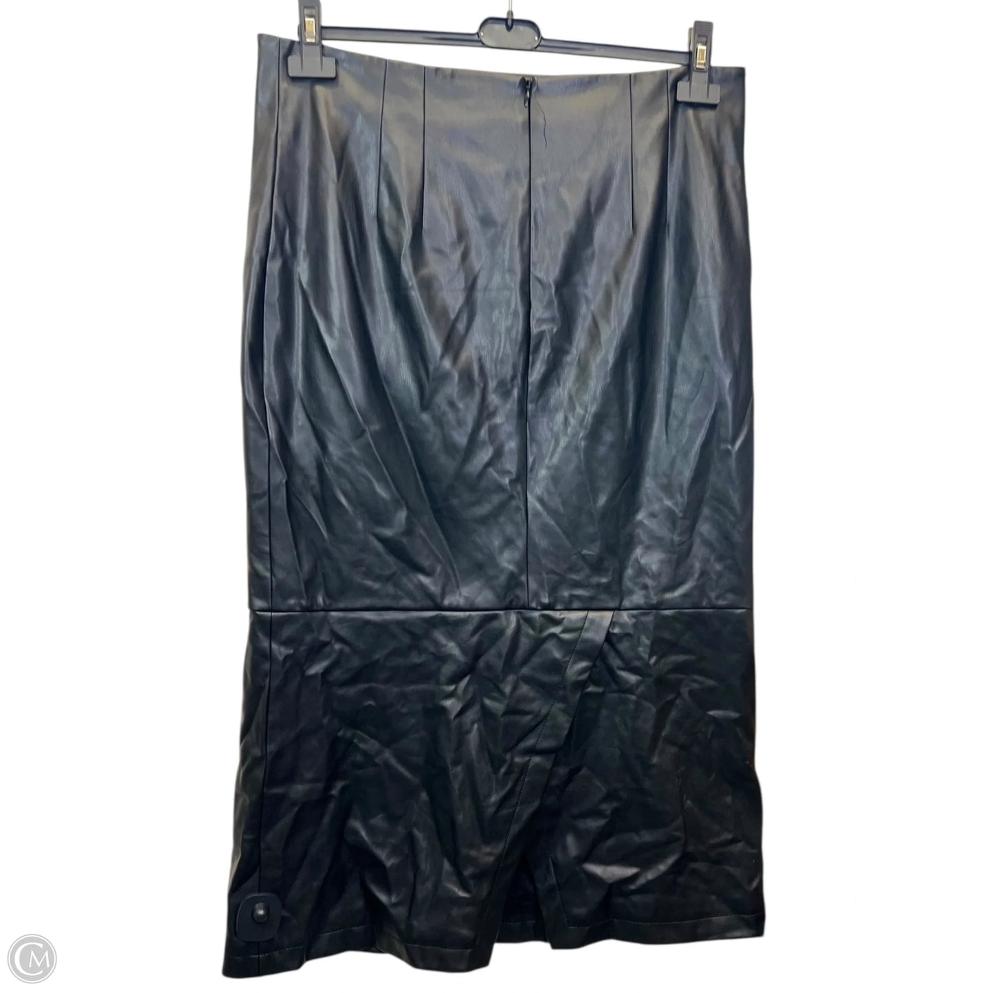 Designer Skirt Maxi By Staud In Black, Size: 14