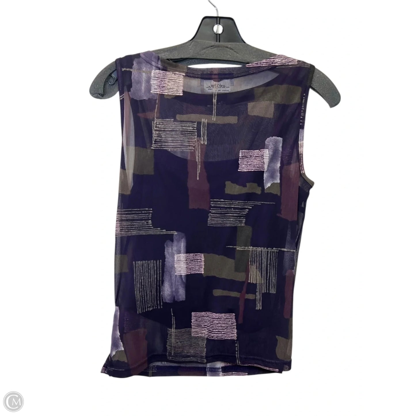 Top 2pc Sleeveless By A Byer In Purple, Size: M