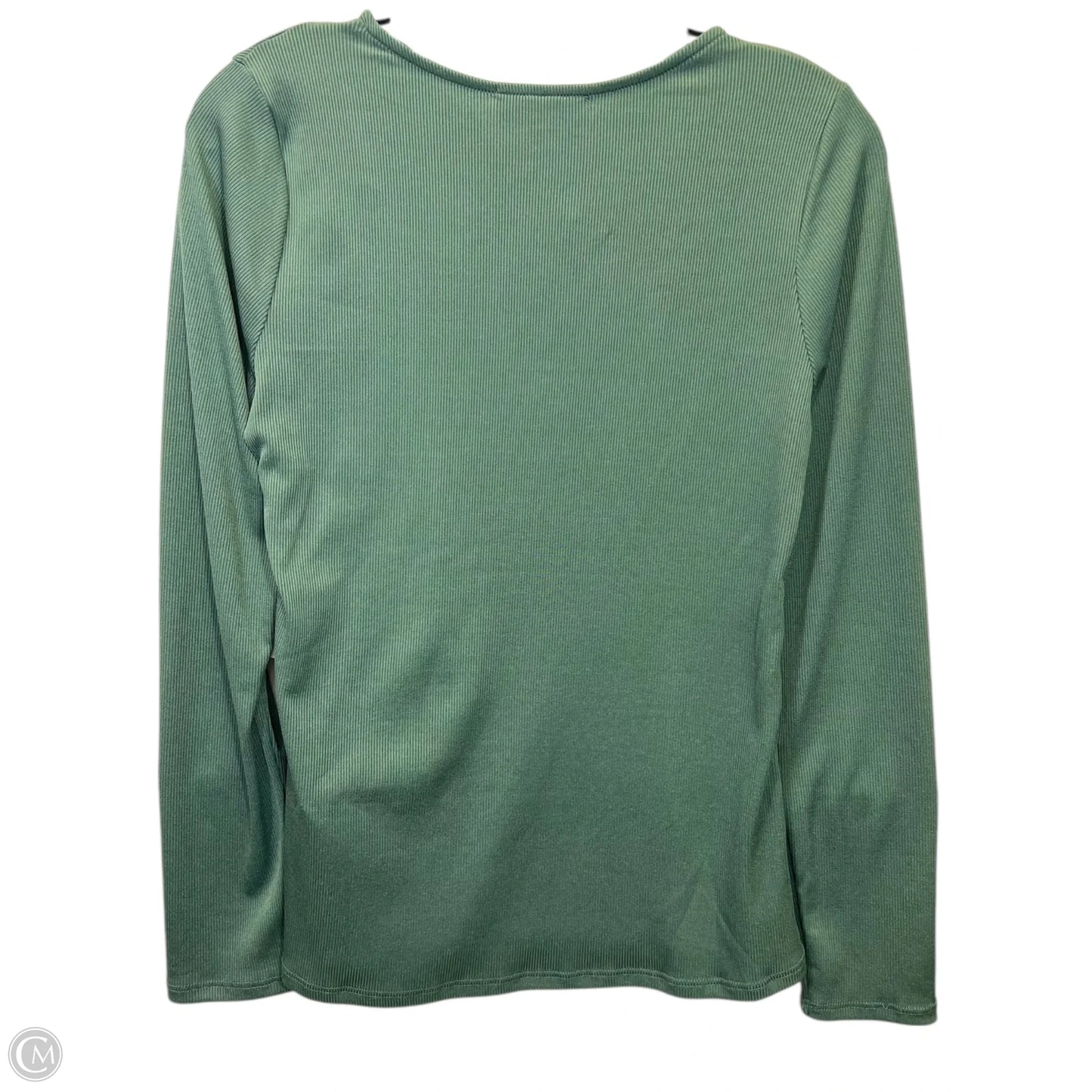 Top Long Sleeve By Gilli In Green, Size: M