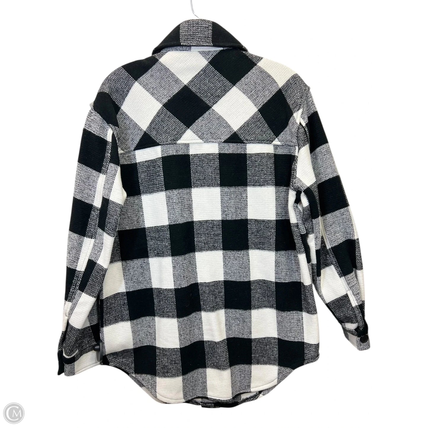 Jacket Shirt By Rdi In Plaid Pattern, Size: Xs