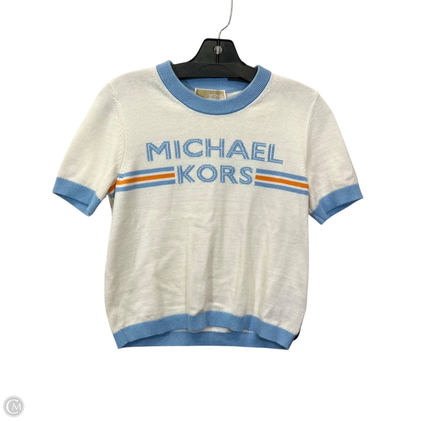 Skirt Set 2pc By Michael By Michael Kors In Blue & Cream, Size: Xs