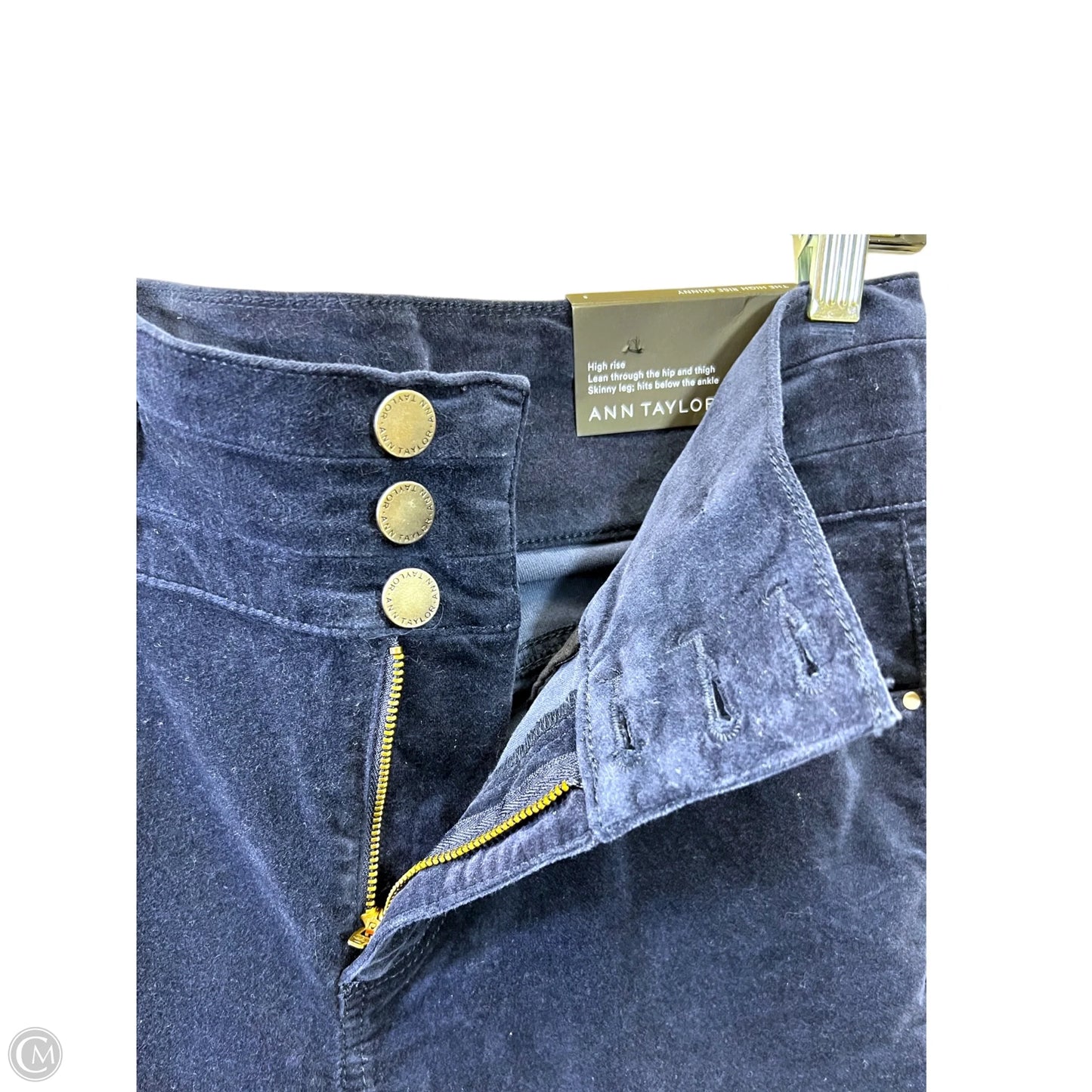 Pants Corduroy By Ann Taylor In Navy, Size: 8