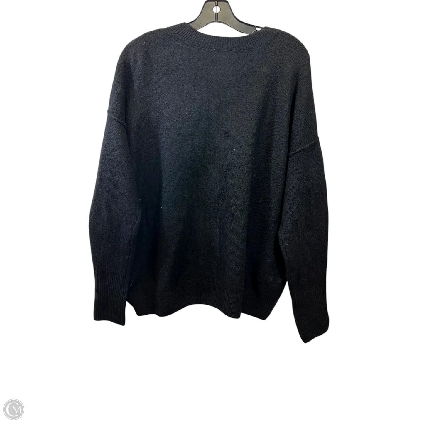 Sweater By Cece In Black & Tan, Size: S