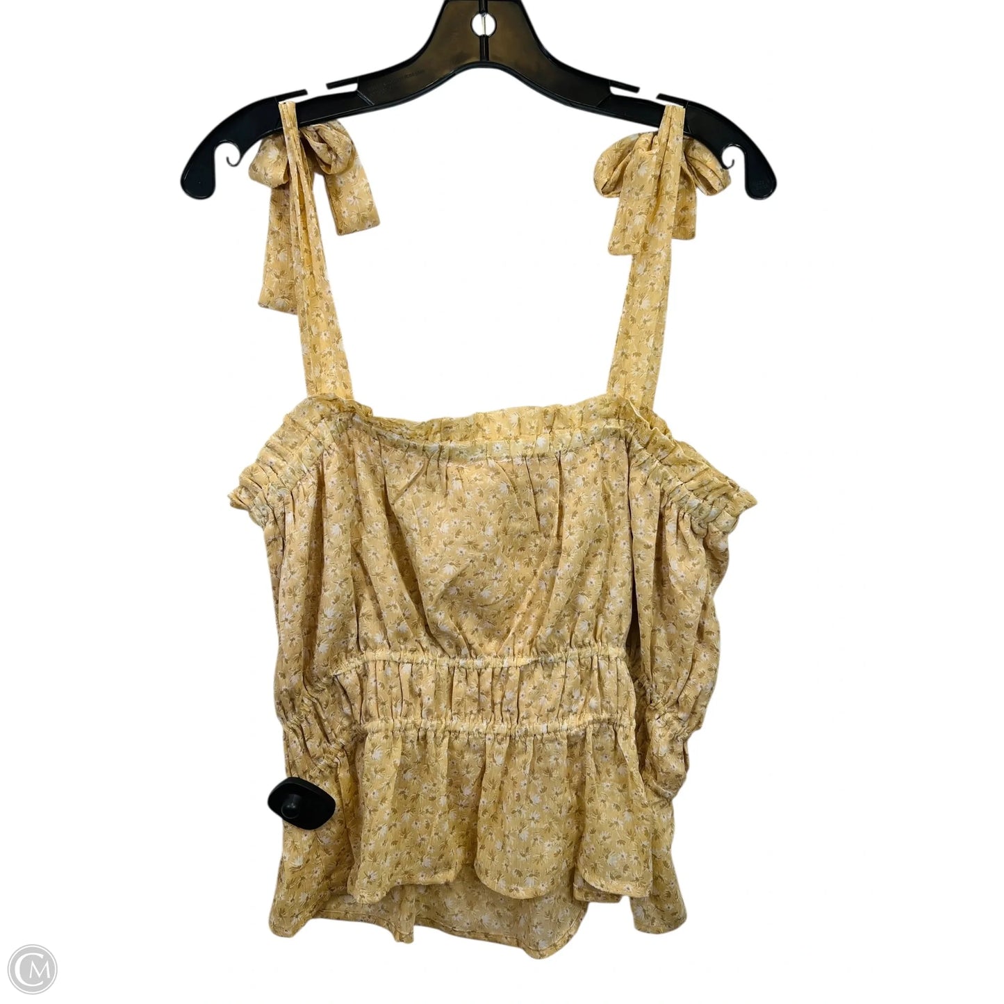 Top Sleeveless By Promesa In Beige, Size: L