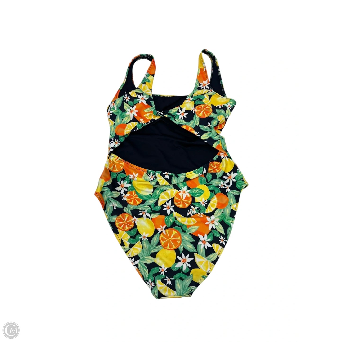Swimsuit By Old Navy In Orange & Yellow, Size: L