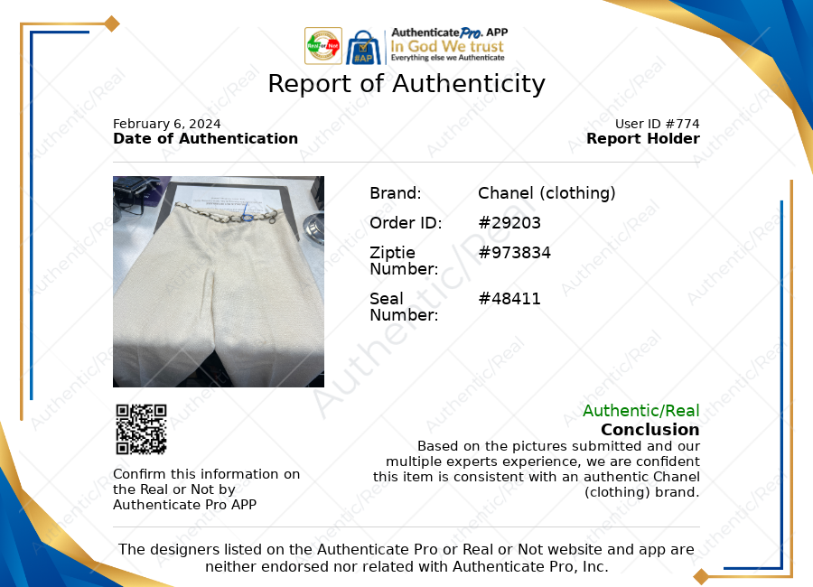 FLASH 25% off - Pants Luxury Designer By Chanel In Cream, Size: M
