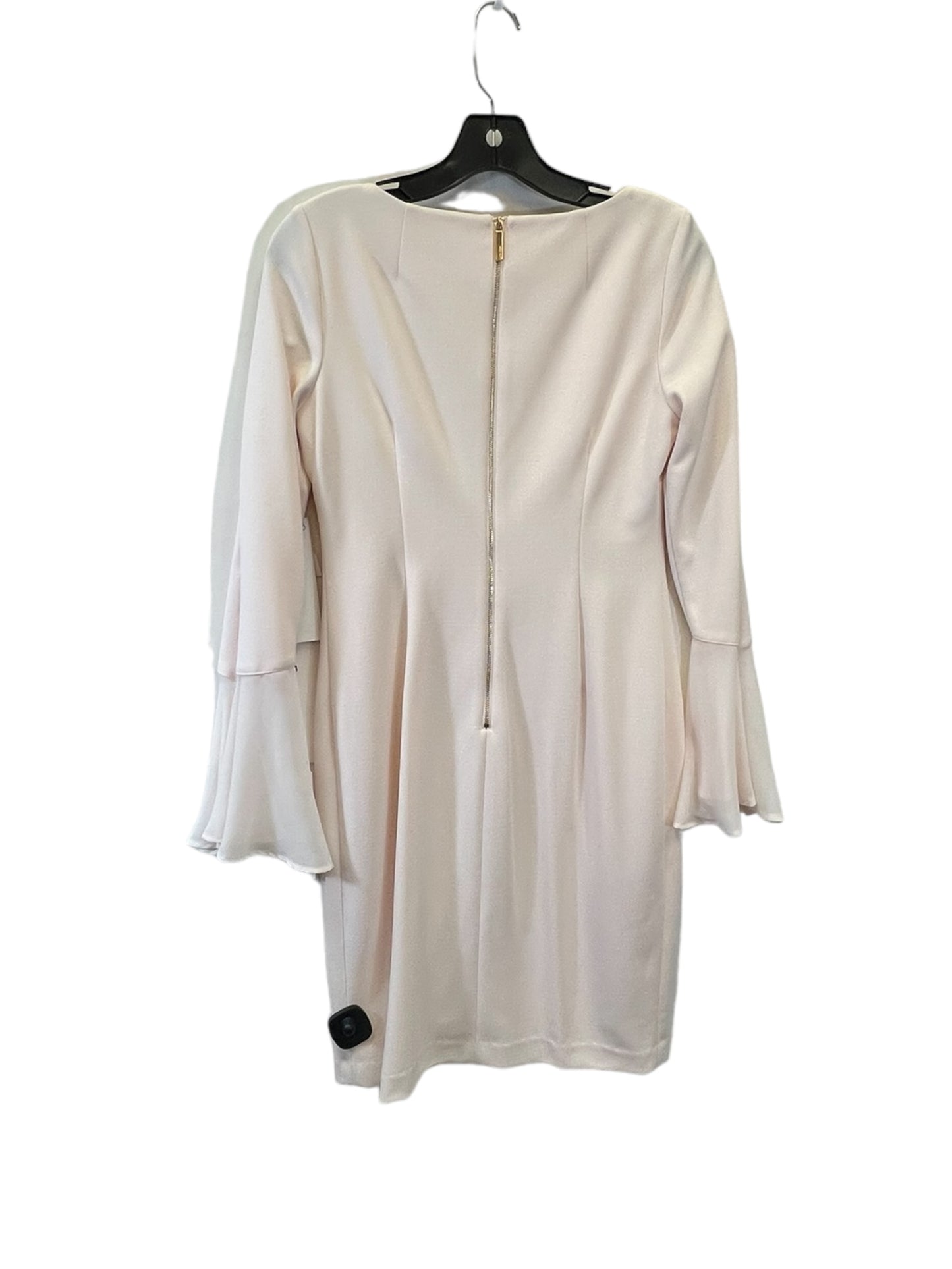 Dress Casual Midi By Calvin Klein In Pink, Size: Petite M