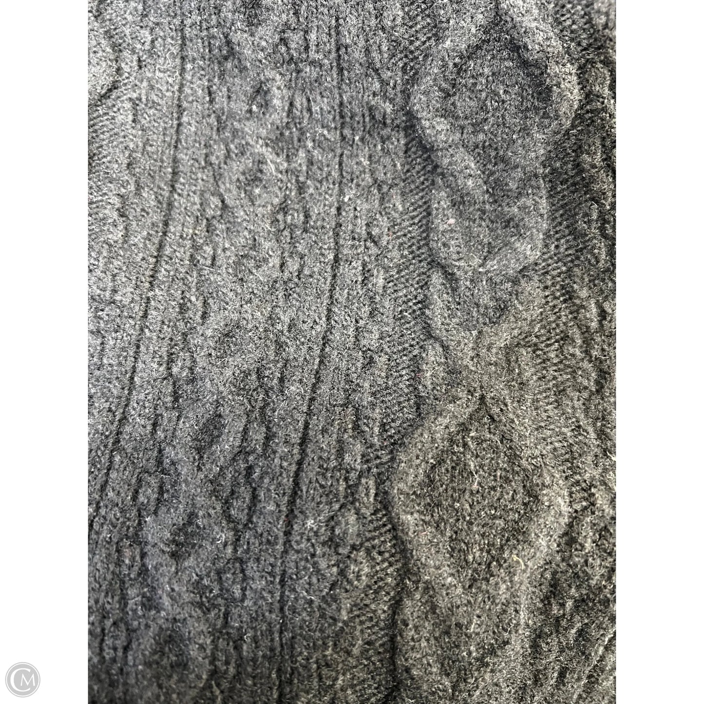Vest Sweater By Loft In Black, Size: Xl