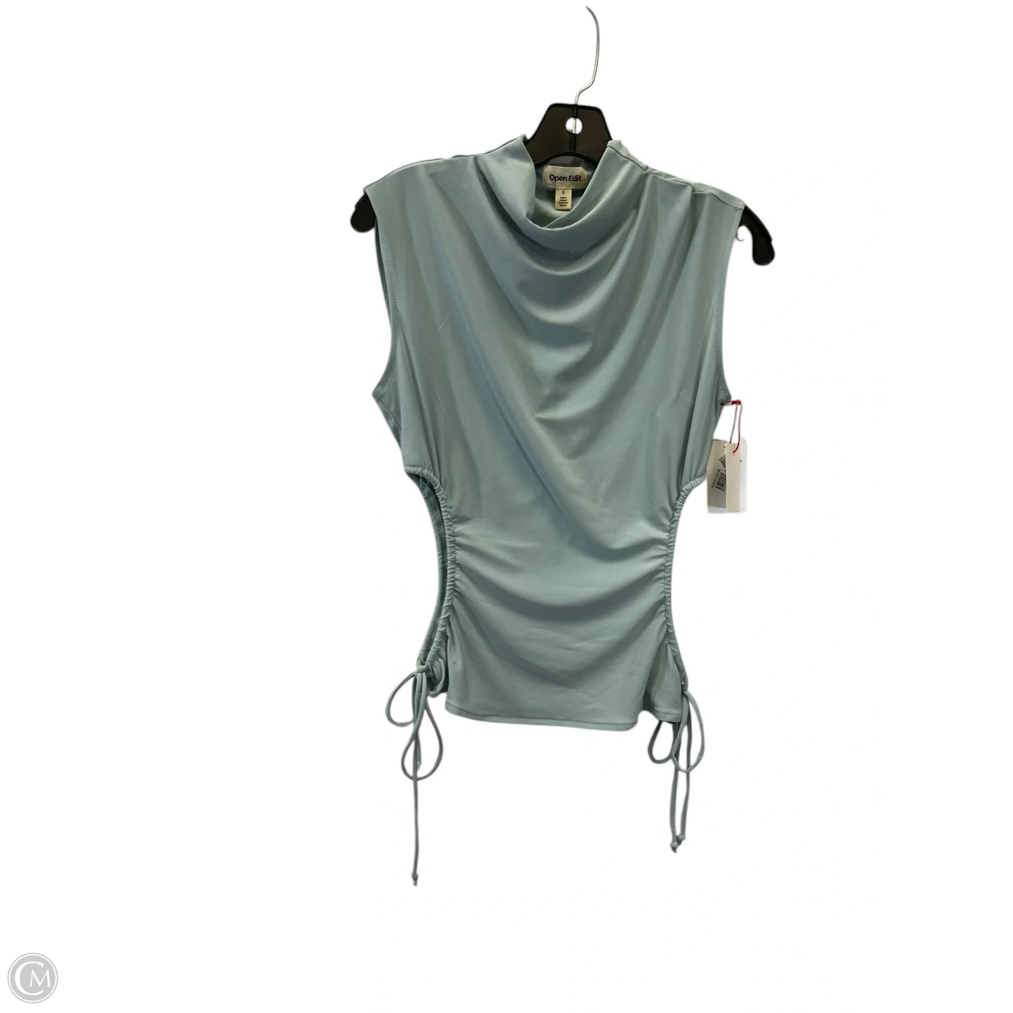 Top Sleeveless By Open Edit In Blue & Green, Size: S